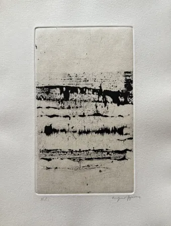 エッチング Szenes - Sans titre, 1976