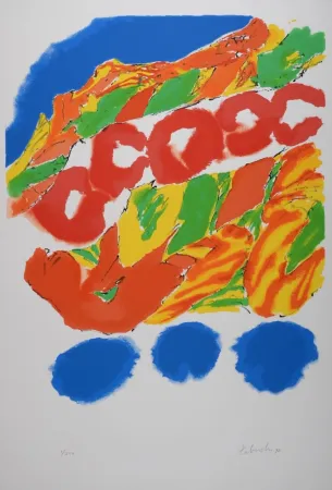 シルクスクリーン Tabuchi - Composition