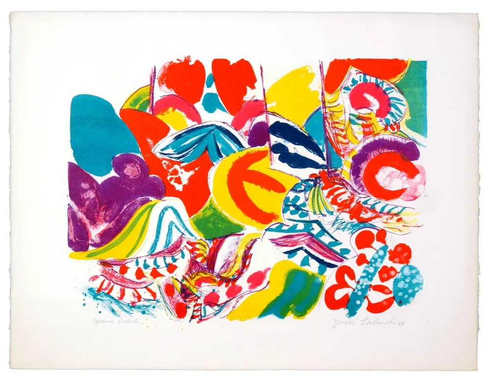 リトグラフ Tabuchi - Sans titre