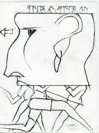 エッチング Tadini - Senza titolo