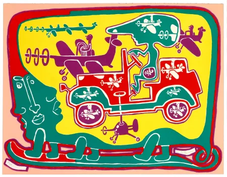 リトグラフ Taillandier - Sans tire