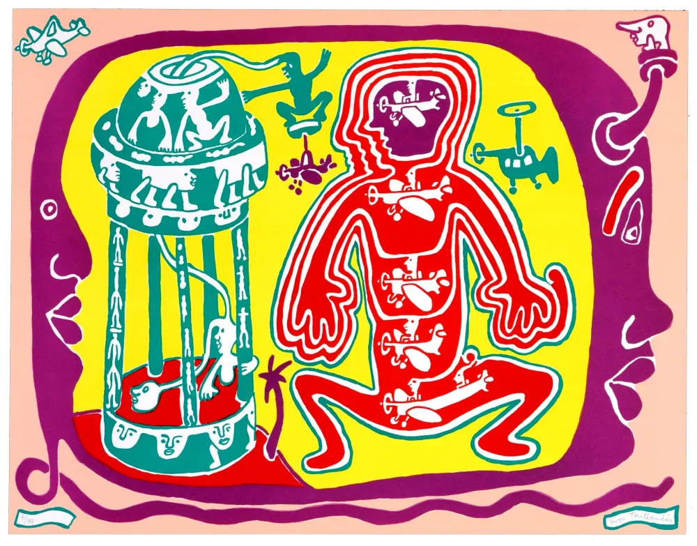 リトグラフ Taillandier - Sans tire