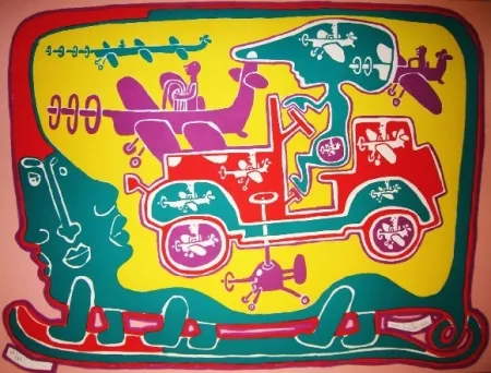 リトグラフ Taillandier - Taillandier land