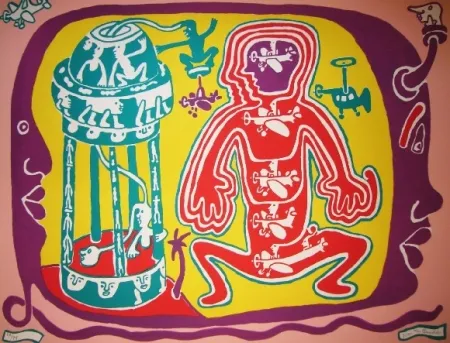 リトグラフ Taillandier - Taillandier land 