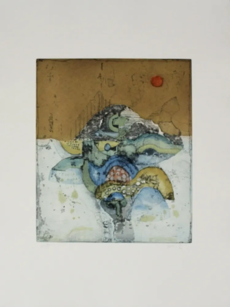 エッチングと　アクチアント Takahashi - Rote Sonne / Red Sun