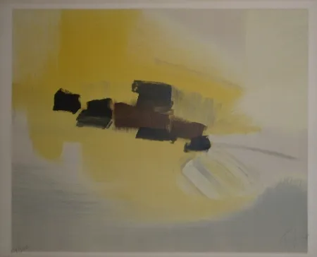 リトグラフ Tal Coat - Dans les champs