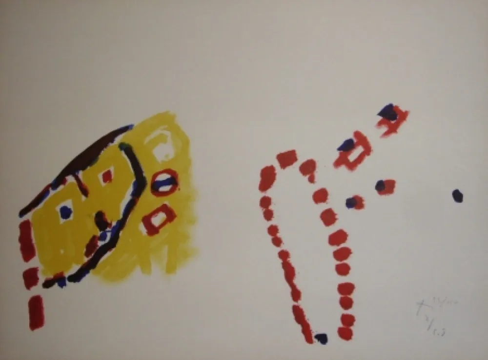 リトグラフ Tal Coat - En grimpant