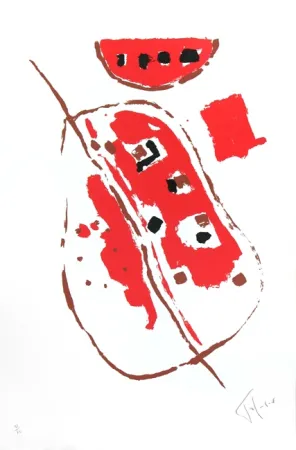 リトグラフ Tal Coat - Menton