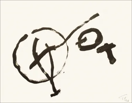 リトグラフ Tal Coat - Solitude dans la plaine