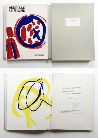 挿絵入り本 Tal Coat - TAL COAT. DERRIÈRE LE MIROIR N° 131. Mai 1962. TIRAGE DE LUXE SIGNÉ.
