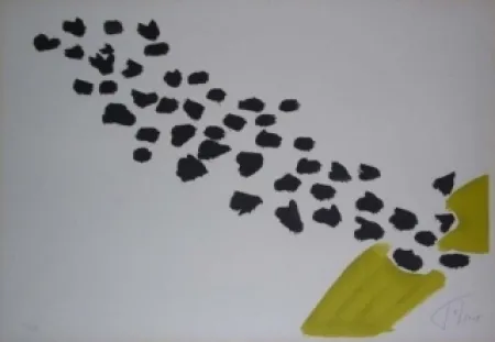 リトグラフ Tal Coat - VOL D'OISEAUX II