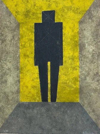 エッチング Tamayo - Figura en negro