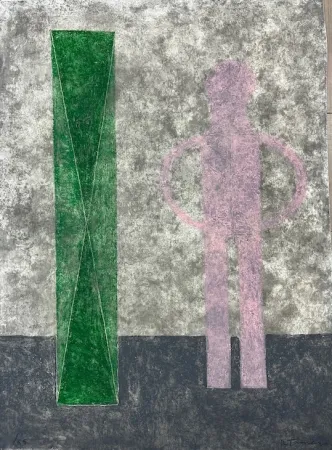 エッチング Tamayo - Hombre en rosa