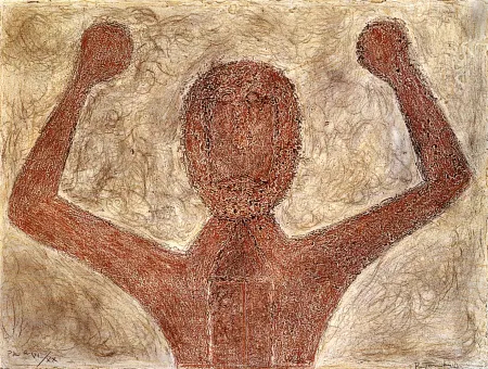 彫版 Tamayo - Hombre frente al cielo