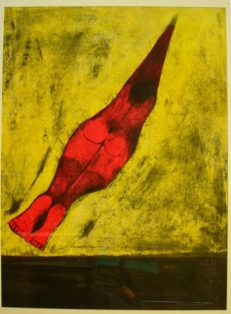 リトグラフ Tamayo - LOS SIGNOS EXISTEN