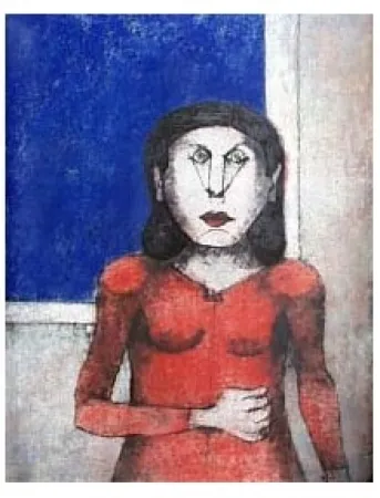 シルクスクリーン Tamayo - Mujer Enojada 