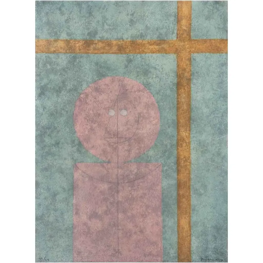 エッチング Tamayo - Personaje en la ventana