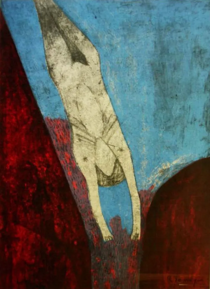 リトグラフ Tamayo - UNTITLED (FROM LOS SIGNOS EXISTEN)