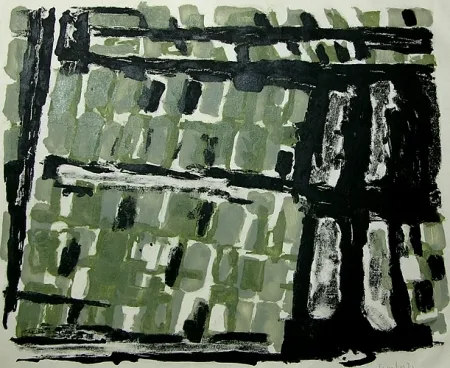 リトグラフ Tamburi - I tetti