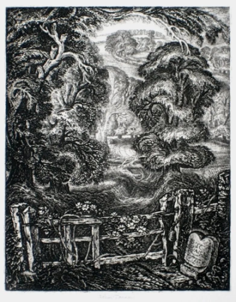 彫版 Tanner - The Old Road:  Elegy for the English Elm I