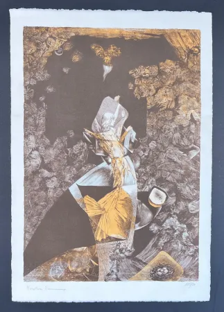 リトグラフ Tanning - Bateau Bleau - The Grotto