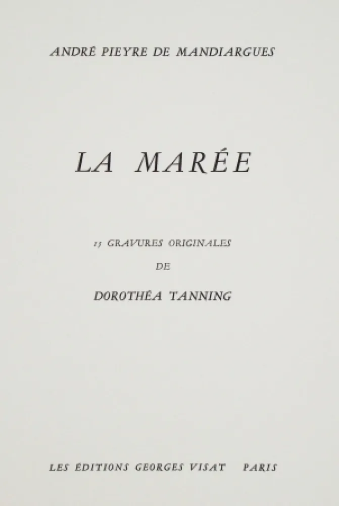 挿絵入り本 Tanning - La Marée