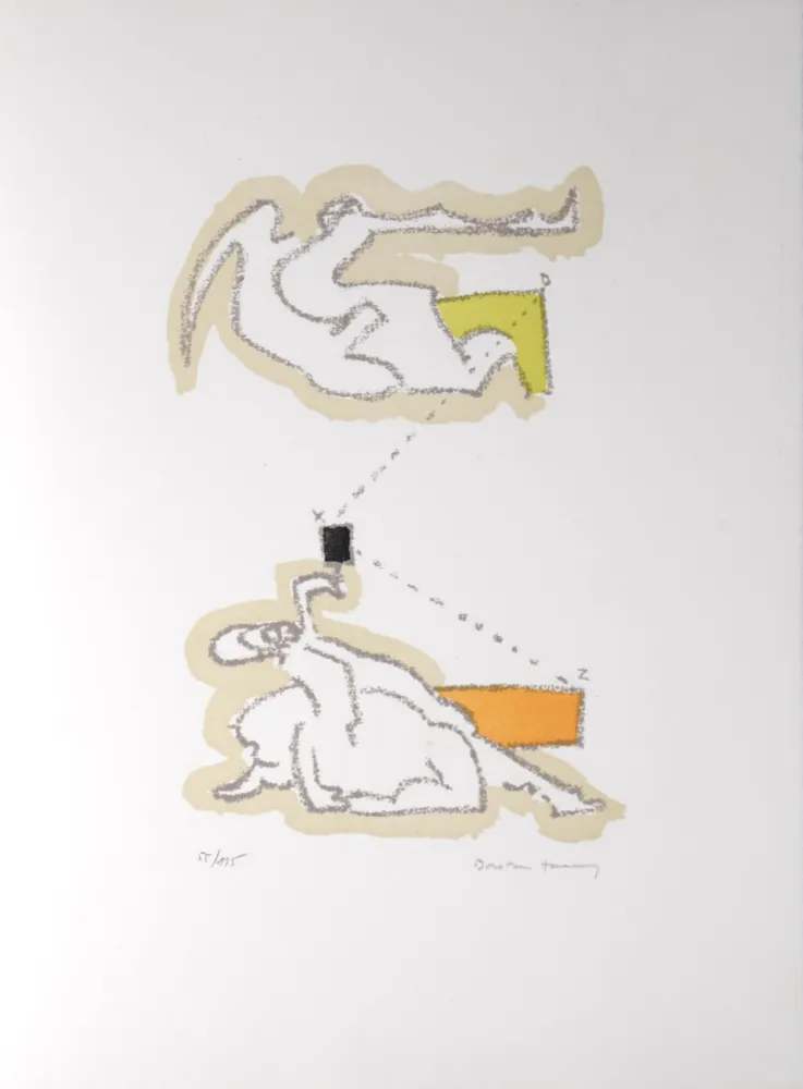 リトグラフ Tanning - Le geste, 1978 - Hand-signed