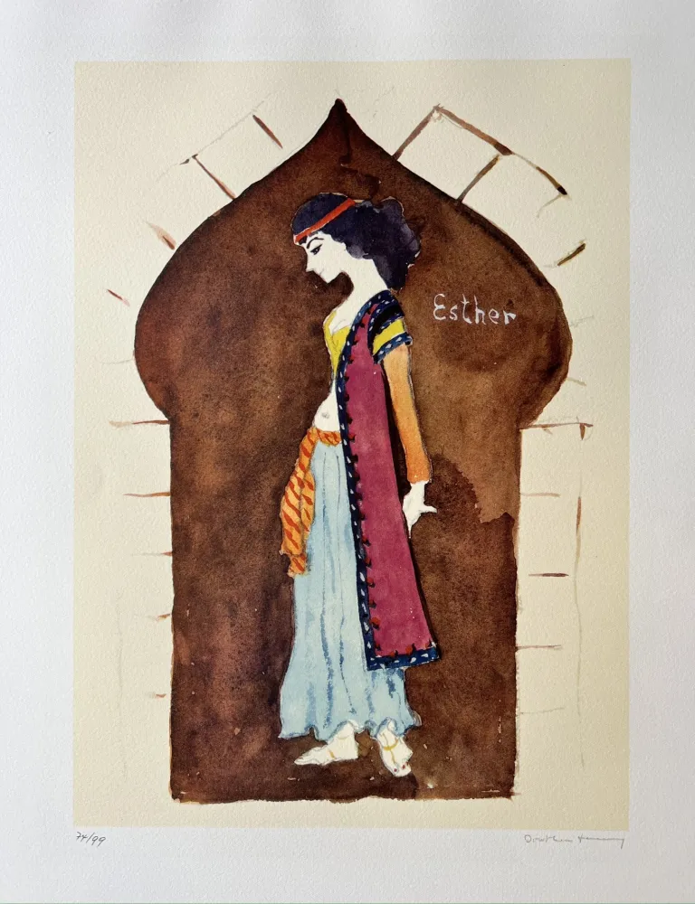 リトグラフ Tanning - Untitled 