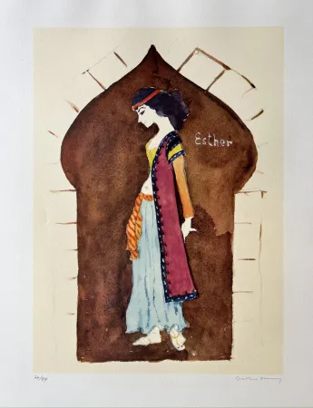 リトグラフ Tanning - Untitled 