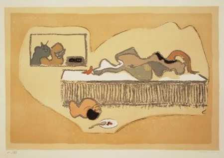 リトグラフ Tanning - Witnesses