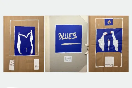 挿絵入り本 Tanquerel - BLUES. 22 sérigraphies originales (album 1989)