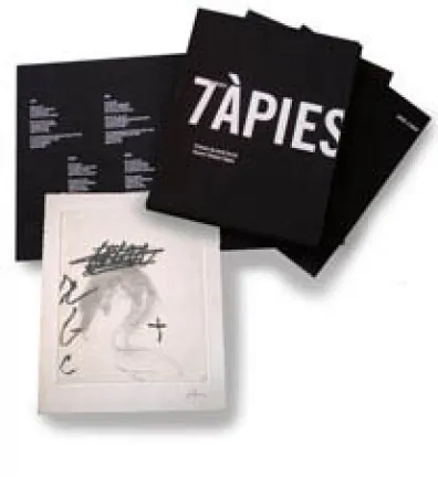 挿絵入り本 Tàpies - 7 poemes a Tàpies
