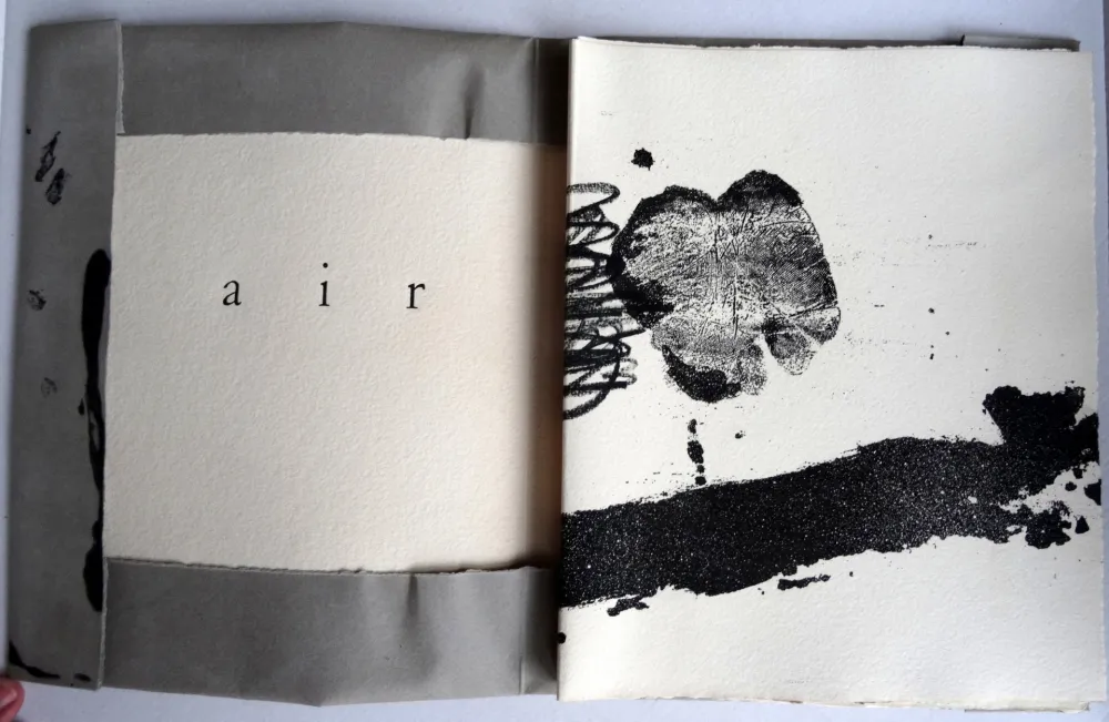 挿絵入り本 Tàpies - Air - Tàpies André du Bouchet - Maeght