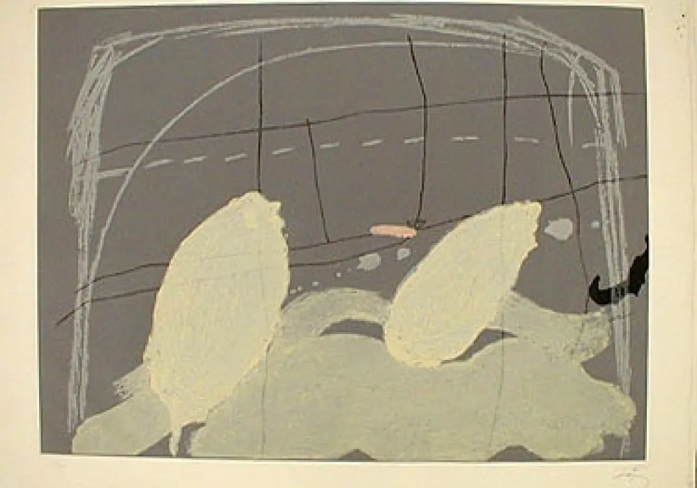 エッチング Tàpies - APARICIONS 5