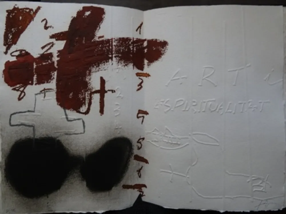 挿絵入り本 Tàpies - Art i espiritualitat