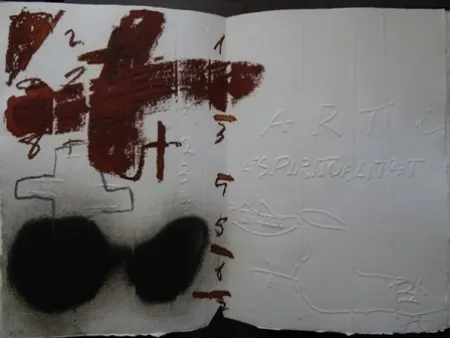 挿絵入り本 Tàpies - Art i espiritualitat