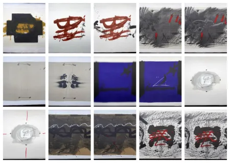 リトグラフ Tàpies - Artist Book Nocturn Matinal (with complet Portfolio)