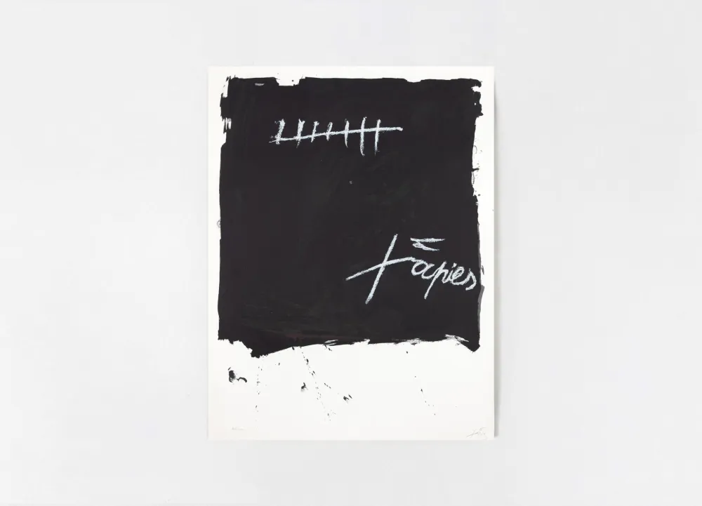 リトグラフ Tàpies - AVL 110 