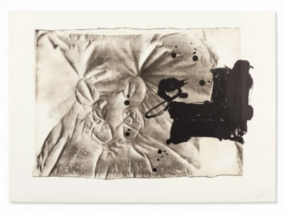 リトグラフ Tàpies - Chaussure sur chaise