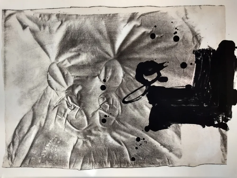 リトグラフ Tàpies - Chaussures sur chaise, from 