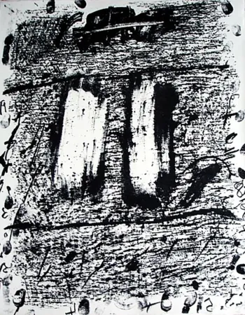 リトグラフ Tàpies - Círculo De Piedra 1