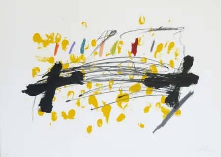 リトグラフ Tàpies - CLAU 15
