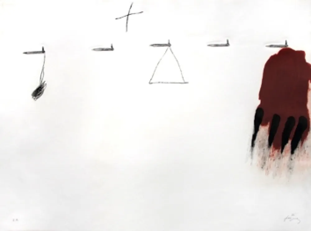 彫版 Tàpies - Claus i ditades	