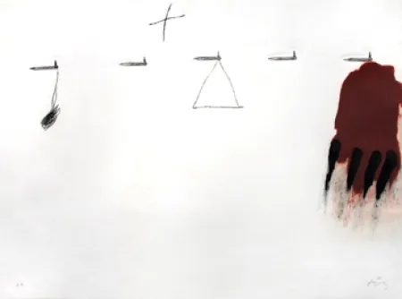 彫版 Tàpies - Claus i ditades	