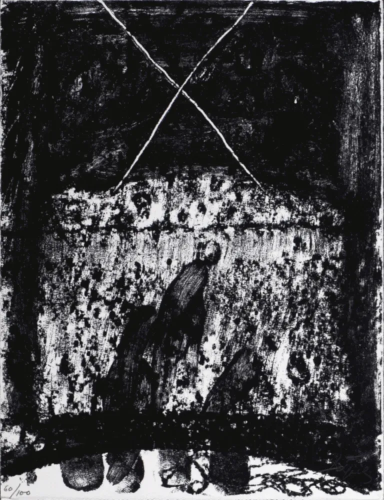 リトグラフ Tàpies - Composition, 1967 - Hand-signed!