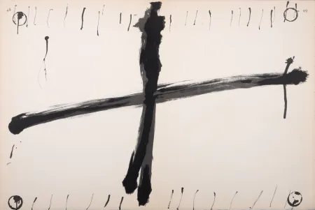 リトグラフ Tàpies - Composition, C. 1970