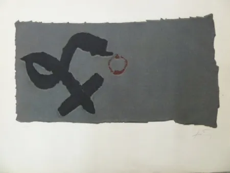 エッチング Tàpies - CREU DEFORMADA