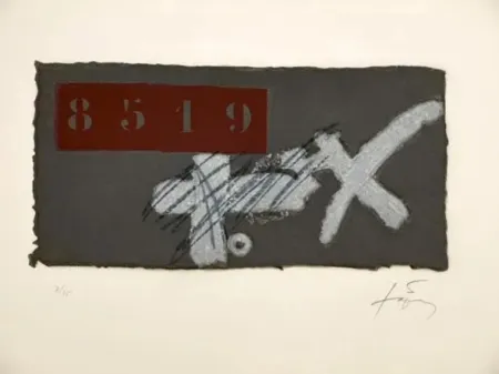 エッチングと　アクチアント Tàpies - Creu I Ics