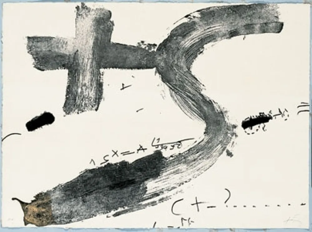彫版 Tàpies - Creu I S