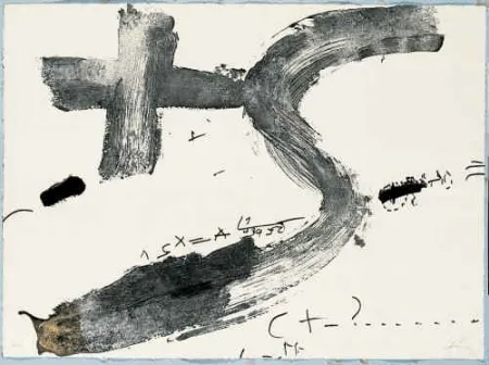 彫版 Tàpies - Creu i S	